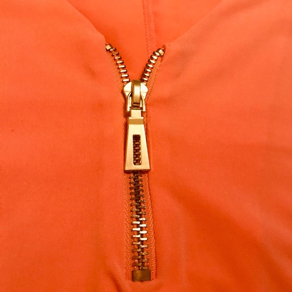 Carmen Marc Valvo Tops - #005. Carmen Marc Valvo orange tank dress top